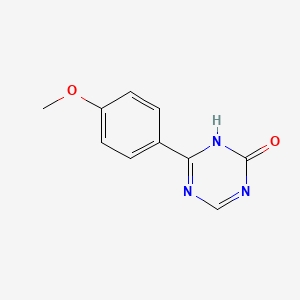 6-(4-Methoxyphenyl)-1,3,5-triazin-2(1H)-one