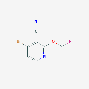 4-Bromo-2-(difluoromethoxy)nicotinonitrile