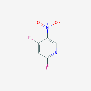 molecular formula C5H2F2N2O2 B1313891 2,4-二氟-5-硝基吡啶 CAS No. 60186-15-4