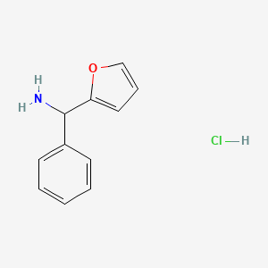 molecular formula C11H12ClNO B1313900 呋喃-2-基(苯基)甲胺盐酸盐 CAS No. 53387-67-0