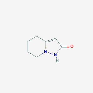 molecular formula C7H10N2O B1313905 4,5,6,7-四氢吡唑并[1,5-a]吡啶-2-醇 CAS No. 60637-32-3