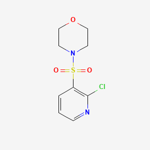 molecular formula C9H11ClN2O3S B1313909 4-((2-Chloropyridin-3-yl)sulfonyl)morpholine CAS No. 60597-72-0