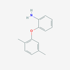 molecular formula C14H15NO B1313915 2-(2,5-Dimethylphenoxy)aniline CAS No. 3169-80-0