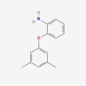 molecular formula C14H15NO B1313916 2-(3,5-Dimethylphenoxy)aniline CAS No. 60287-71-0