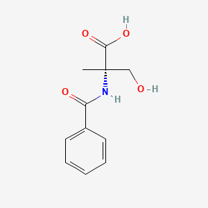 (S)-2-Benzamido-3-hydroxy-2-methylpropanoic acid