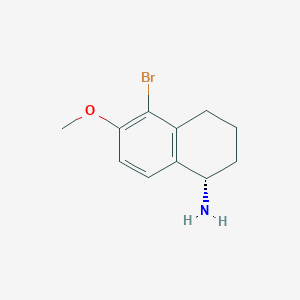 (1S)-5-bromo-6-methoxy-1,2,3,4-tetrahydronaphthalen-1-amine