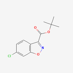 tert-Butyl 6-chlorobenzo[d]isoxazole-3-carboxylate