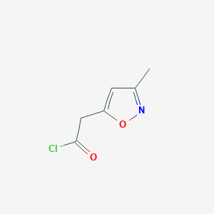 molecular formula C6H6ClNO2 B1313922 2-(3-Methylisoxazol-5-yl)acetyl chloride CAS No. 62759-29-9