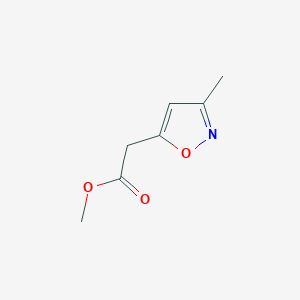 molecular formula C7H9NO3 B1313923 甲基2-(3-甲基异噁唑-5-基)乙酸酯 CAS No. 27349-40-2