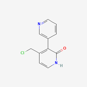 4-(Chloromethyl)-[3,3'-bipyridin]-2-ol