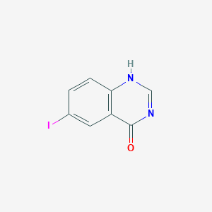 molecular formula C8H5IN2O B131393 6-碘喹唑啉-4-酮 CAS No. 16064-08-7