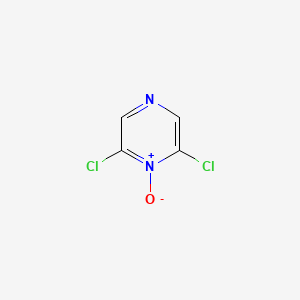 molecular formula C4H2Cl2N2O B1313935 2,6-二氯吡嗪-1-氧化物 CAS No. 61655-70-7