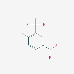 4-(Difluoromethyl)-1-methyl-2-(trifluoromethyl)benzene