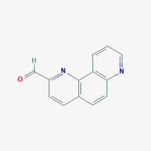 molecular formula C13H8N2O B1313944 1,7-菲咯啉-2-甲醛 CAS No. 342429-28-1