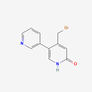 4-(Bromomethyl)-[3,3'-bipyridin]-6-ol