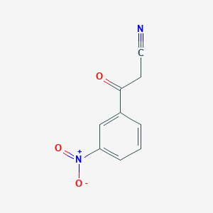 molecular formula C9H6N2O3 B1313947 3-(3-硝基苯基)-3-氧代丙腈 CAS No. 21667-64-1
