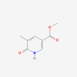 molecular formula C8H9NO3 B1313953 6-羟基-5-甲基吡啶-3-甲酸甲酯 CAS No. 66909-31-7