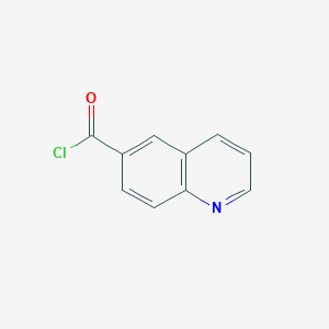 molecular formula C10H6ClNO B1313960 喹啉-6-酰氯 CAS No. 72369-87-0