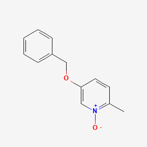 molecular formula C13H13NO2 B1313965 5-苄氧基-2-甲基吡啶 1-氧化物 CAS No. 59781-09-8