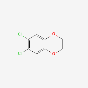 molecular formula C8H6Cl2O2 B1313971 6,7-二氯-2,3-二氢苯并[b][1,4]二噁英 CAS No. 67471-04-9