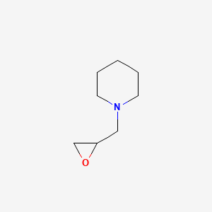 molecular formula C8H15NO B1313976 1-(环氧乙烷-2-基甲基)哌啶 CAS No. 4945-53-3