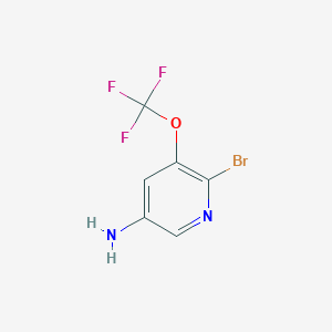 6-Bromo-5-(trifluoromethoxy)pyridin-3-amine