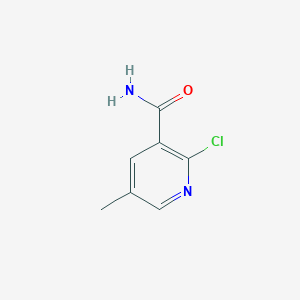 molecular formula C7H7ClN2O B1313978 2-氯-5-甲基烟酰胺 CAS No. 65169-45-1