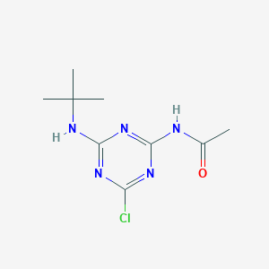 N-(4-(tert-Butylamino)-6-chloro-1,3,5-triazin-2-yl)acetamide