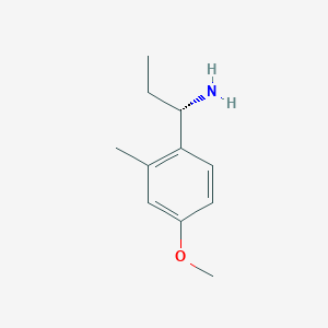 (S)-1-(4-Methoxy-2-methylphenyl)propan-1-amine