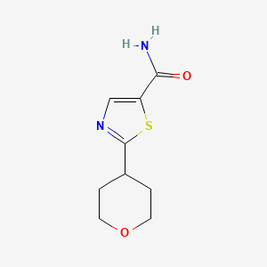 2-(Tetrahydro-2H-pyran-4-yl)thiazole-5-carboxamide