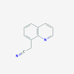 molecular formula C11H8N2 B1313982 Quinolin-8-ylacetonitrile CAS No. 66819-06-5