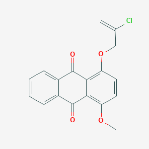 1-[(2-Chloroprop-2-en-1-yl)oxy]-4-methoxyanthracene-9,10-dione