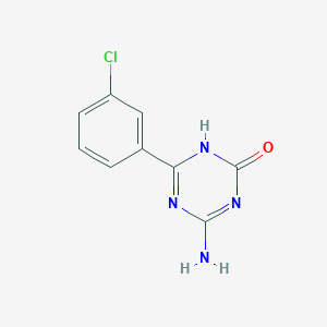 4-Amino-6-(3-chlorophenyl)-1,3,5-triazin-2(5H)-one