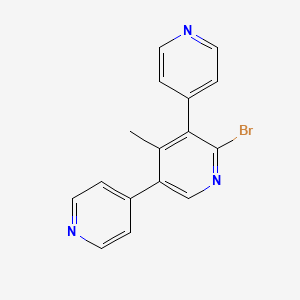 2-Bromo-4-methyl-3,5-dipyridin-4-ylpyridine