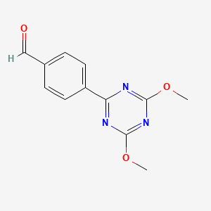 4-(4,6-Dimethoxy-1,3,5-triazin-2-yl)benzaldehyde