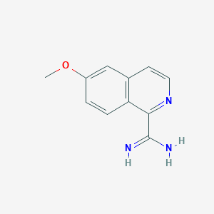 6-Methoxyisoquinoline-1-carboximidamide