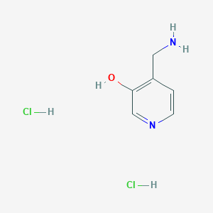 molecular formula C6H10Cl2N2O B13139909 4-(Aminomethyl)pyridin-3-ol dihydrochloride 