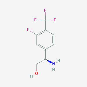 (R)-2-Amino-2-(3-fluoro-4-(trifluoromethyl)phenyl)ethanol