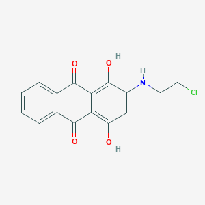 2-((2-Chloroethyl)amino)-1,4-dihydroxyanthracene-9,10-dione