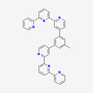 2-[4-[3-methyl-5-[2-(6-pyridin-2-ylpyridin-2-yl)pyridin-4-yl]phenyl]pyridin-2-yl]-6-pyridin-2-ylpyridine