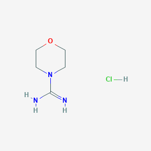 molecular formula C5H12ClN3O B1313996 吗啉-4-羧酰亚胺盐酸盐 CAS No. 5638-78-8