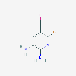 6-Bromo-5-(trifluoromethyl)pyridine-2,3-diamine