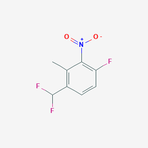 4-Fluoro-2-methyl-3-nitrobenzodifluoride