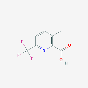 molecular formula C8H6F3NO2 B13139979 3-Methyl-6-(trifluoromethyl)picolinic acid CAS No. 1211584-36-9