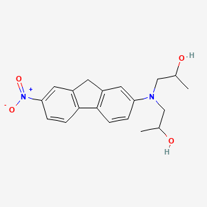 1,1'-[(7-Nitro-9h-fluoren-2-yl)imino]dipropan-2-ol