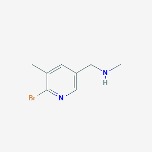 1-(6-Bromo-5-methylpyridin-3-yl)-N-methylmethanamine