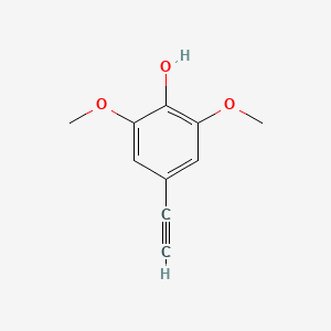 molecular formula C10H10O3 B13140025 4-Ethynyl-2,6-dimethoxyphenol 