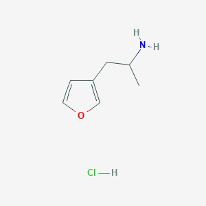 1-(Furan-3-YL)propan-2-amine hcl