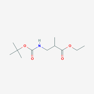 Ethyl 3-((tert-butoxycarbonyl)amino)-2-methylpropanoate