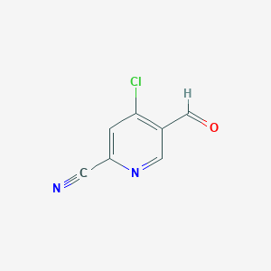 4-Chloro-5-formylpicolinonitrile